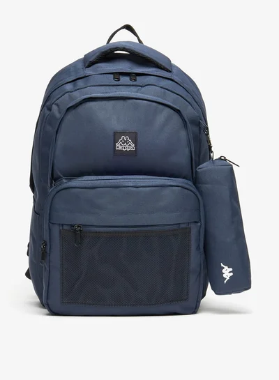 كابا Lee Cooper Logo Applique Backpack with Adjustable Strap and Pencil Pouch - 45x30x25 cm