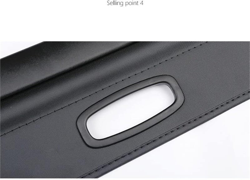 QASULER Retractable Car Trunk Cover for Mitsubishi Outlander - Image 3