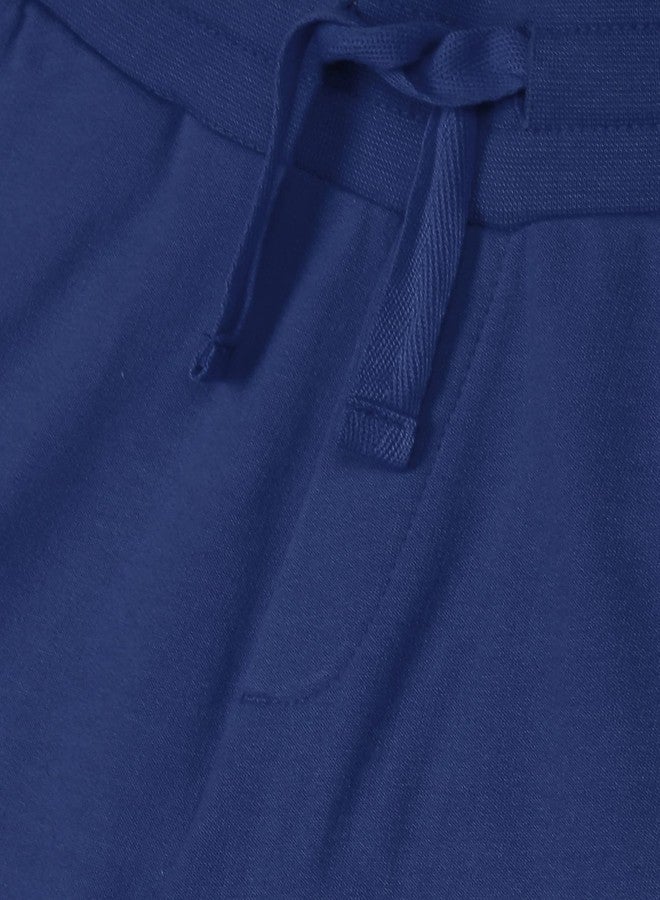 U.S. POLO ASSN. Boys Brand Print Solid Joggers (UKTRKON0007R_Navy_18 Months-24 Months) - Image 3