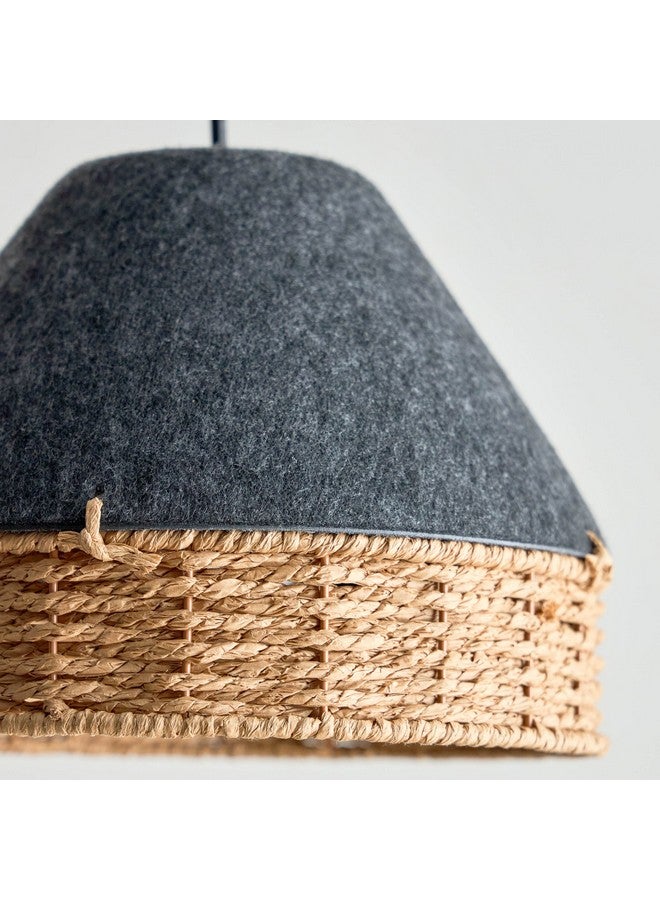 Home Box Fema Corsica Felt Lampshade 31 x 20 x 24 cm  - Image 3
