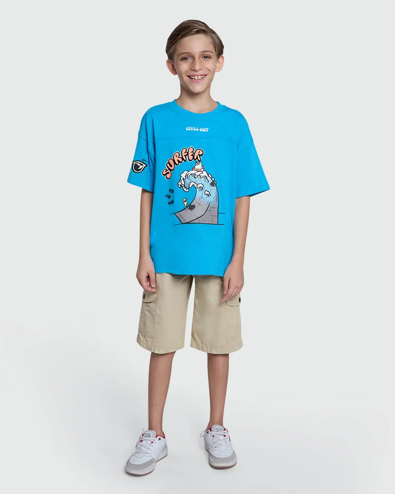 Ovs Boys’ Summer Shorts In Buttercream