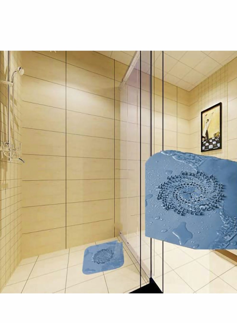 2 قطع جهاز جمع الشعر السيليكوني للاستحمام والمطبخ - مصفاة ومُسدِّد فعالة، تحمي حمامك من الانسداد - Image 3