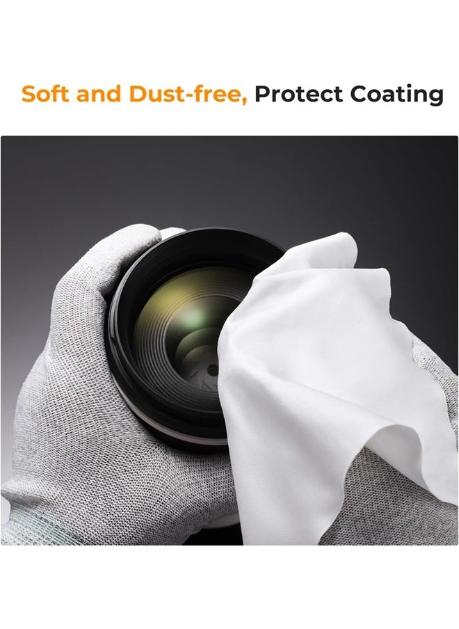 SJet - 55mm Lens Cap Cover, Lens Cover + Anti-Loss Keeper Leash + Cleaning Cloth Compatible with Nikon, Canon, Sony, Fujifilm Camera Lenses - Image 1