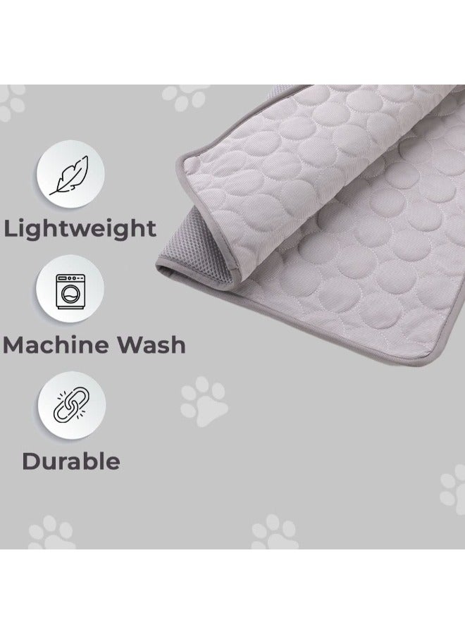 Petsary PETSARY | Washable dog pad cat mat, Cooling Mat Summer mat cat land,Luxury pet bed sleeping bag, Cooling mat for indoor and outdoor pets - Image 3