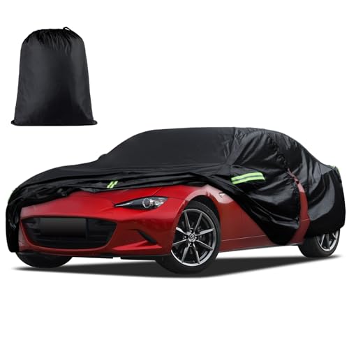 Migaven Car Cover Custom Fit for Mazda MX-5 Miata (1989-2025), Waterproof All Weather for Automobiles Full Exterior Cover Sun Rain Snow Protector with Door Zipper - Image 1