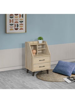 Home Box Oasis 2-Drawer Nightstand With Open Shelf Storage 63.1x39.2x34.6 cm  - Image 1