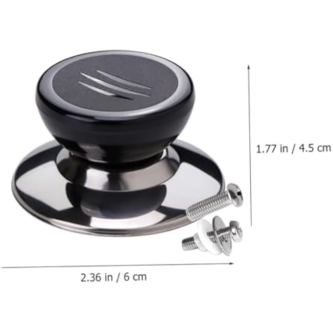 ريحني مقبض غطاء وعاء عالمي مكون من 4 قطع مقابض غطاء مقلاة مقاومة للحرارة مقابض بديلة متينة لأواني الطهي قبضة آمنة لأواني المطبخ - Image 5