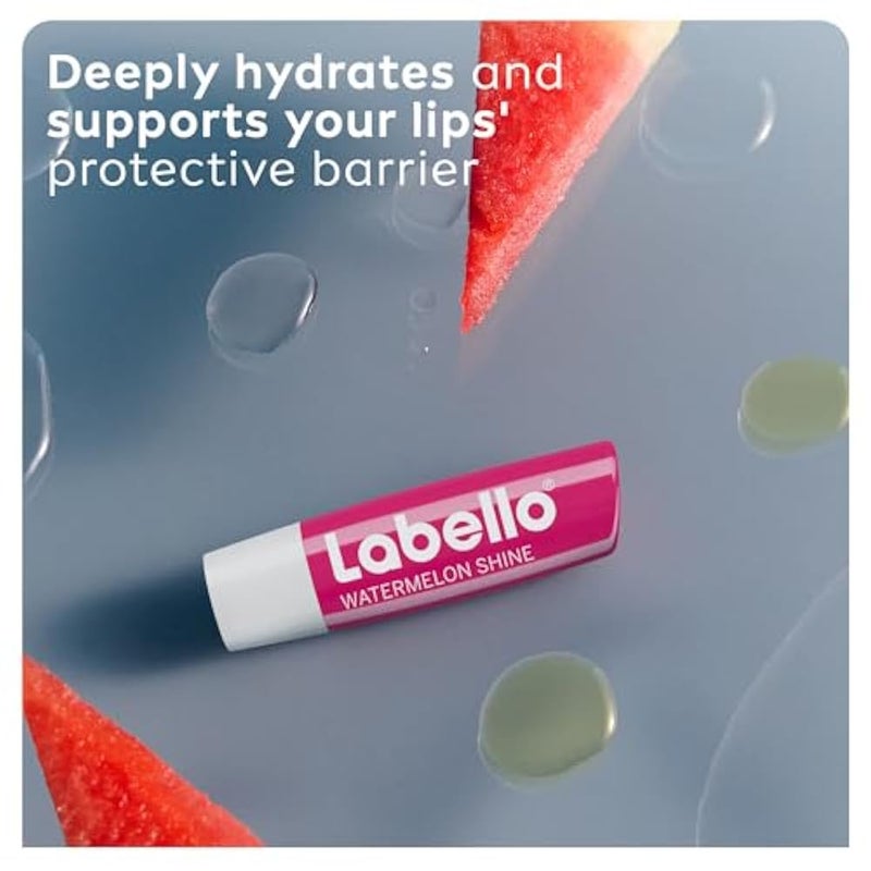 Labello lip care, moisturizing lip balm, watermelon shine, 4.8g - Image 3