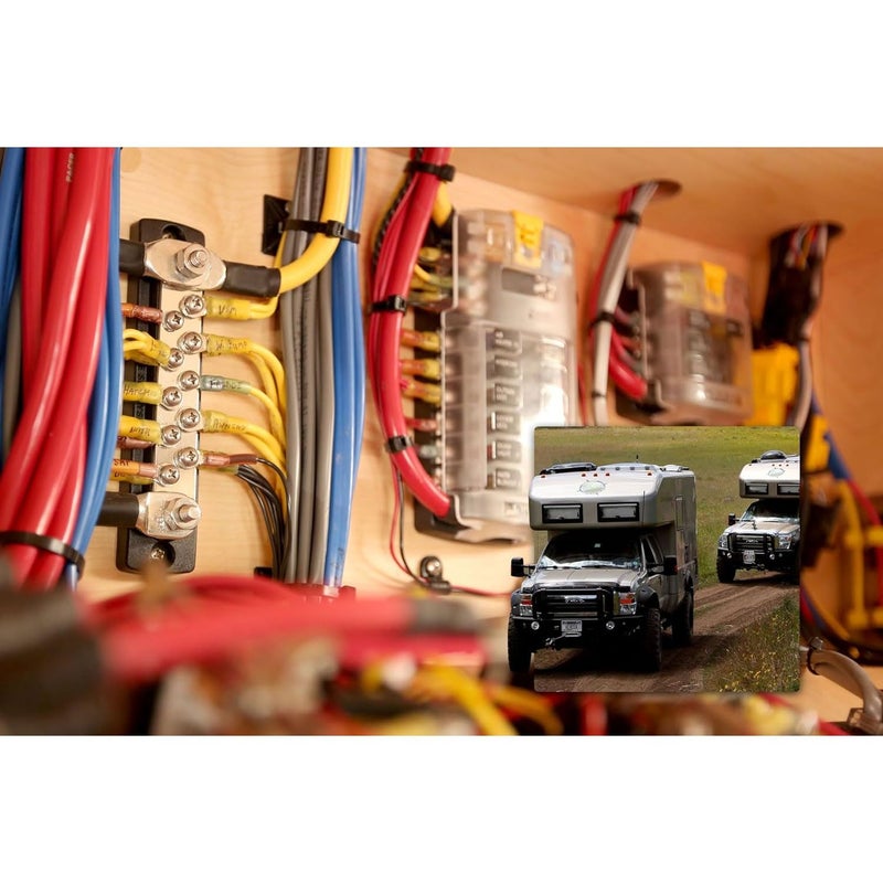 Blue Sea Systems 2301 150 Amp Common BusBar with 10 screws - Image 3