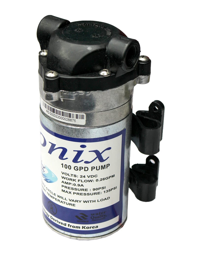 IONIX Metal RO Booster Pump 100 GPD, ro Pump 100 GPD | motor for ro water purifier | Compatible with All Storage Type RO's, Universal Type Motor, 1 Year Warranty - Image 2