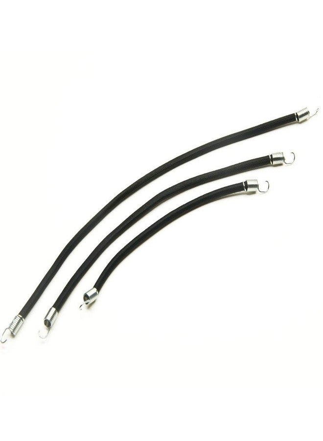 MOHERO 1/10 RC Bungee Cords, Elastic String Luggage Rack for 1:10 RC Rock Crawler Truck Roof Rack (Black, 10cm/15cm/20cm) - Image 2