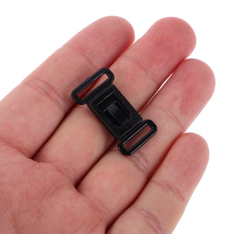100 Sets Tie Clips: Adjustable Bowtie Clips Hook Fastener for Necktie Strap - Buckle for School Graduation Wedding Events - Image 3