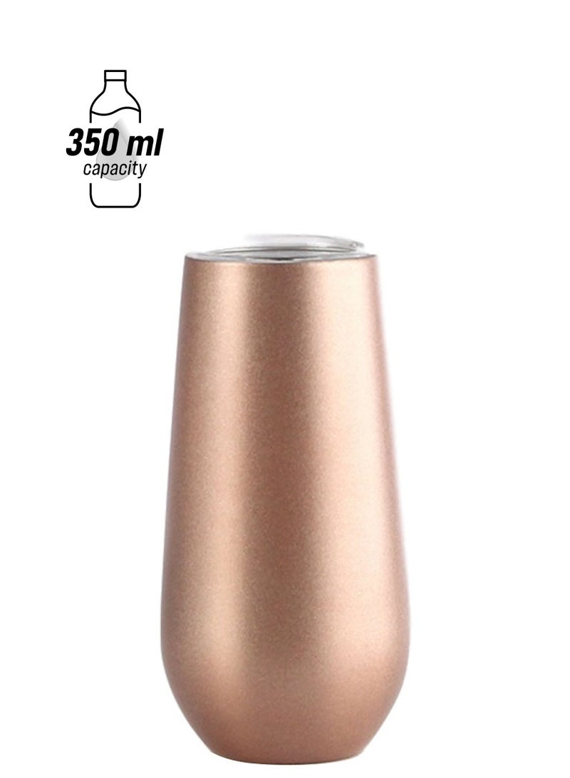 نيبمينينت Stainless Steel Eggshell Water Bottle Gold 350ml