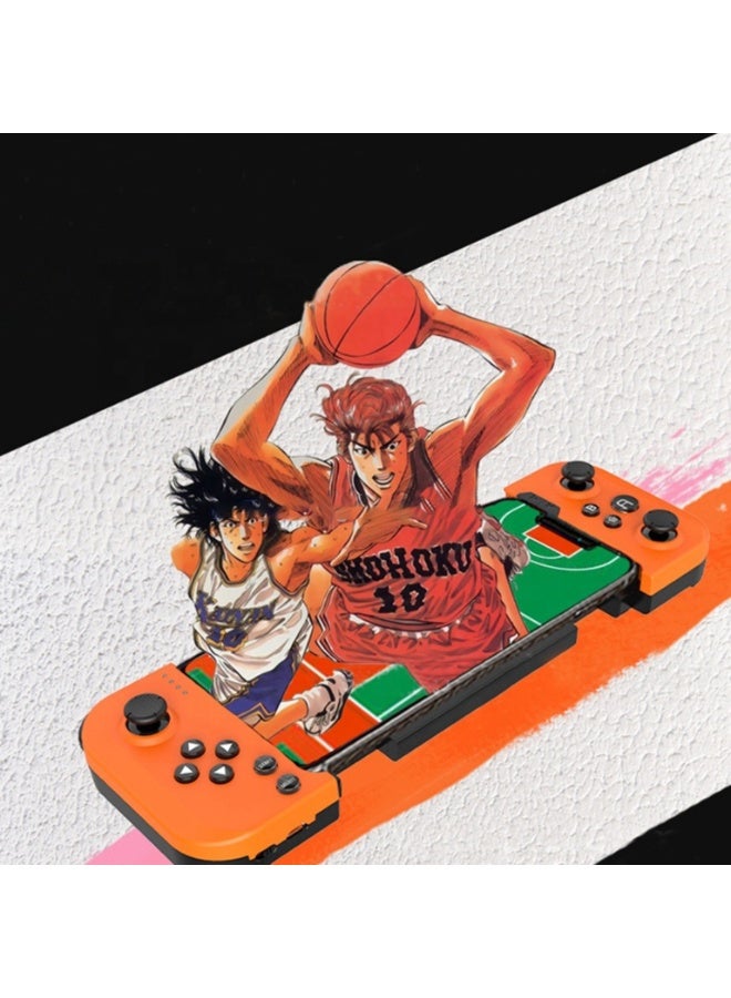 Adjustable Mobile Game Controller – Telescopic Design, Ergonomic ons, Compatible with Smartphones – Orange  Black - Image 2