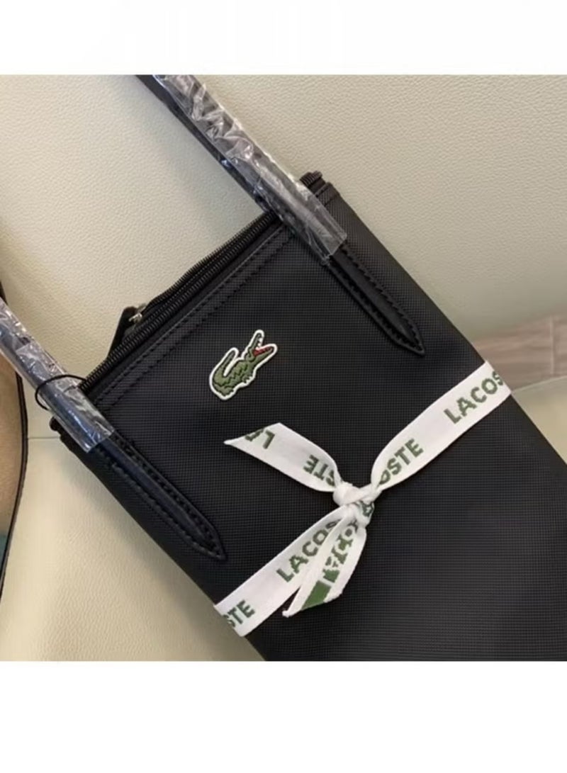 Lacoste Women's Concept Fashion Versatile Large Capacity Zipper Handbag Tote Bag Shoulder  Bag - Image 4