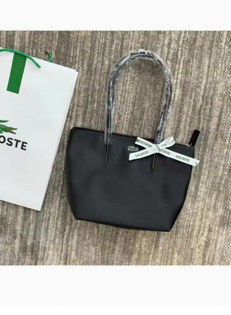 Lacoste Women's Concept Fashion Versatile Large Capacity Zipper Handbag Tote Bag Shoulder  Bag Photography Equipment Bag - Image 2