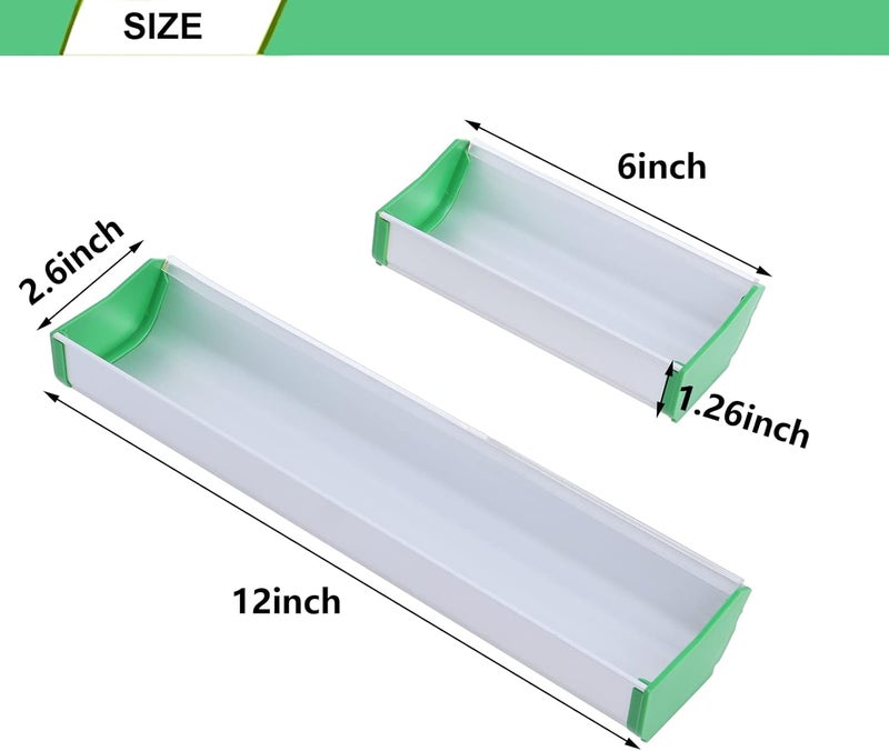 Swess Scoop Coater 6 inch  12 inch Dual Edge Aluminum Emulsion Scoop Coating Tool for Silk Screen Printing2 Pack - Image 2