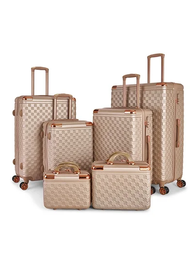 LIMRA A travel bag set consisting of 6 luggage bags Gold color, size 32"/28"/24"/20"/15"/12 inches