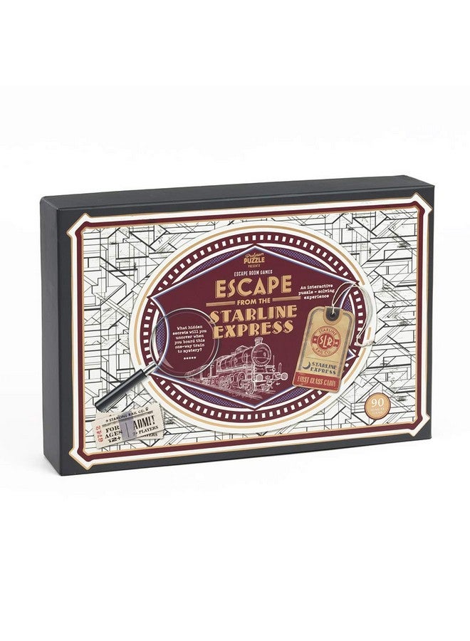 Professor Puzzle الهروب من قطار ستارلاين - لعبة غرفة الهروب - لعبة جماعية لتحدي العقل / لعبة الهروب من الغرفة من تأليف بروفيسور بازل. - Image 1