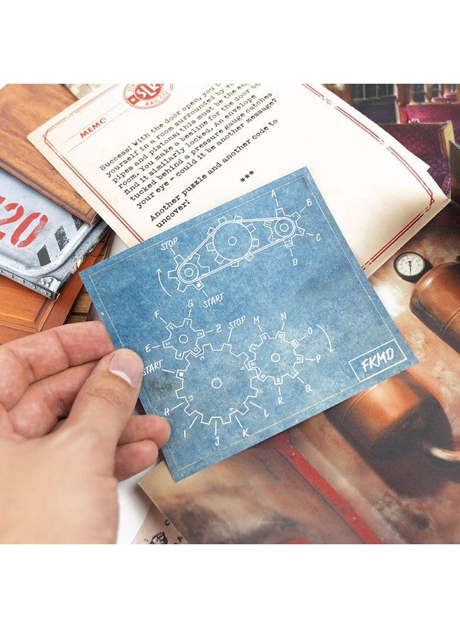 Professor Puzzle الهروب من قطار ستارلاين - لعبة غرفة الهروب - لعبة جماعية لتحدي العقل / لعبة الهروب من الغرفة من تأليف بروفيسور بازل. - Image 5