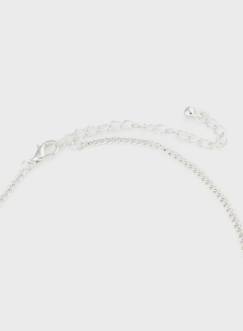 Ginger Bow Detail Necklace