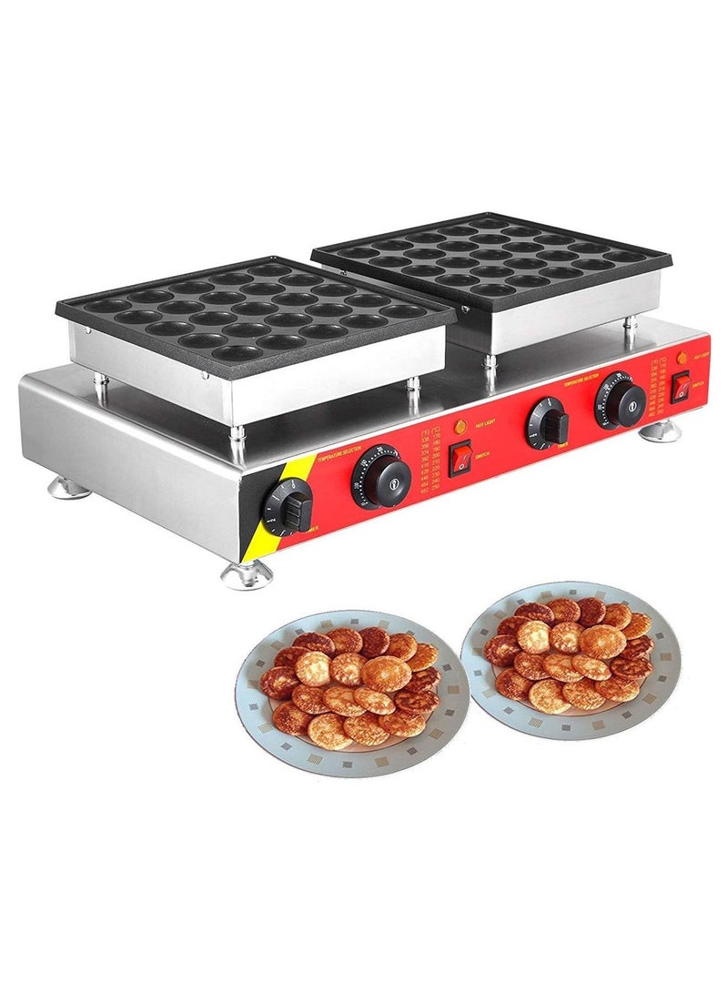 Grace Commercial Mini Pancake Maker 50 Holes Porfertjes Machine - Image 4