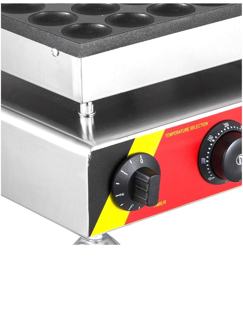 Grace Commercial Mini Pancake Maker 50 Holes Porfertjes Machine - Image 5
