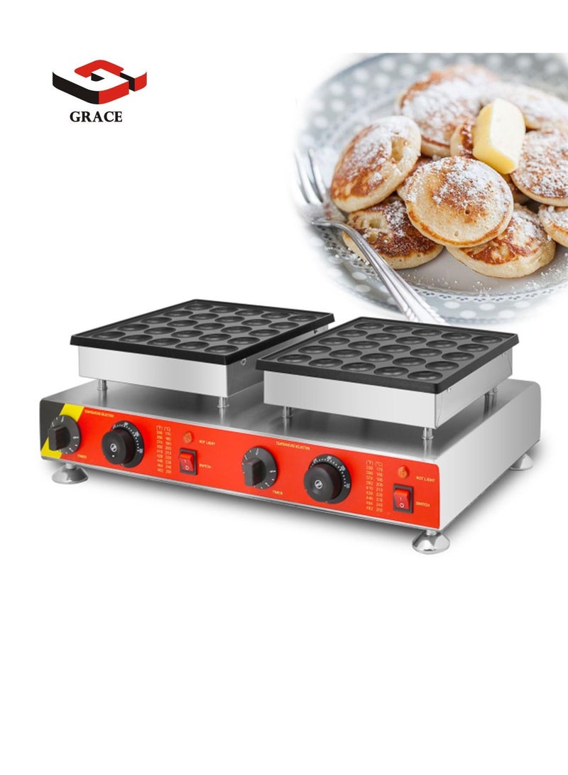 Grace Commercial Mini Pancake Maker 50 Holes Porfertjes Machine - Image 2