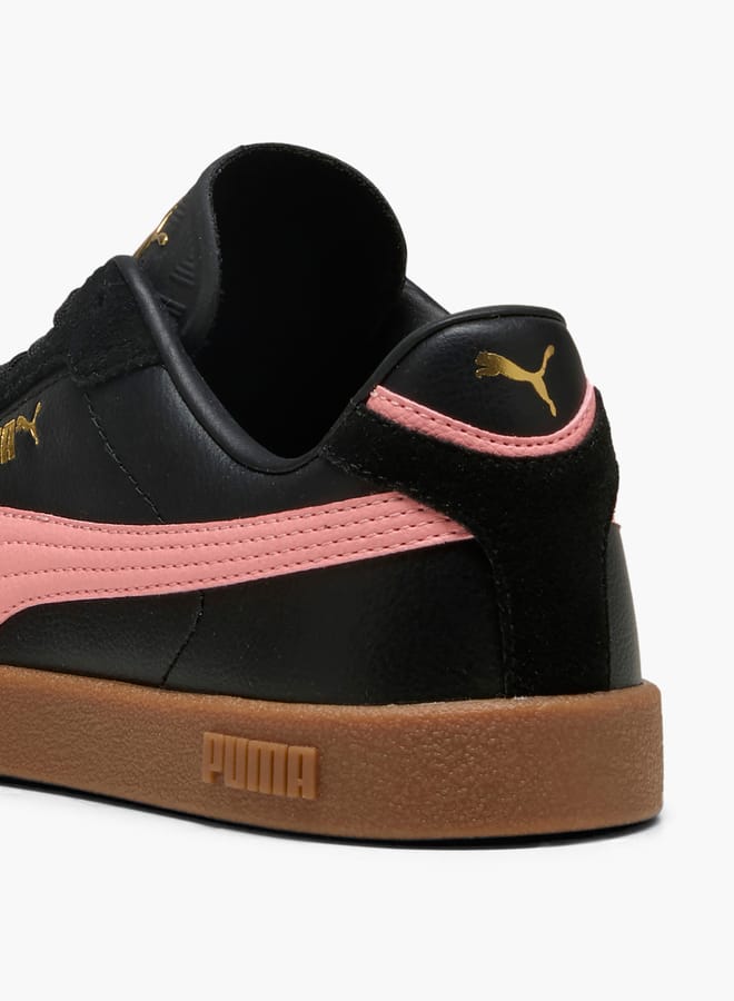 PUMA حذاء رياضي بتفاصيل شعار للنساء مع إغلاق بخيوط - نادي II إيرا - Image 3