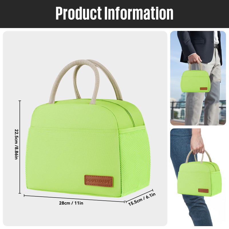 douyadady Lunch Bag Women/Men Lunch Box Women/Men (green) - Image 2