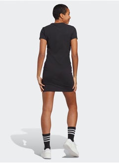 Adidas Essentials 3-Stripes Single Jersey Fitted Tee Dress  - Image 3
