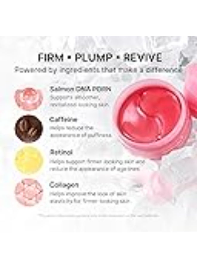 Medicube PDRN Caffeine Collagen Eye Patch | Gel Eye Patches for the appearance of Dark Circles, Undereye Bags | Firming, Age-Defying Care with Retinol, Collagen | Korean Skincare | 30 Pairs - Image 4