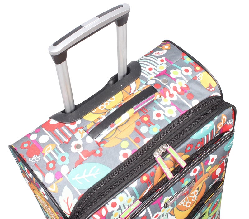 Lily Bloom Midsize 24" Expandable Design Pattern Luggage With Spinner Wheels For Woman (24in, Bliss) - Image 5