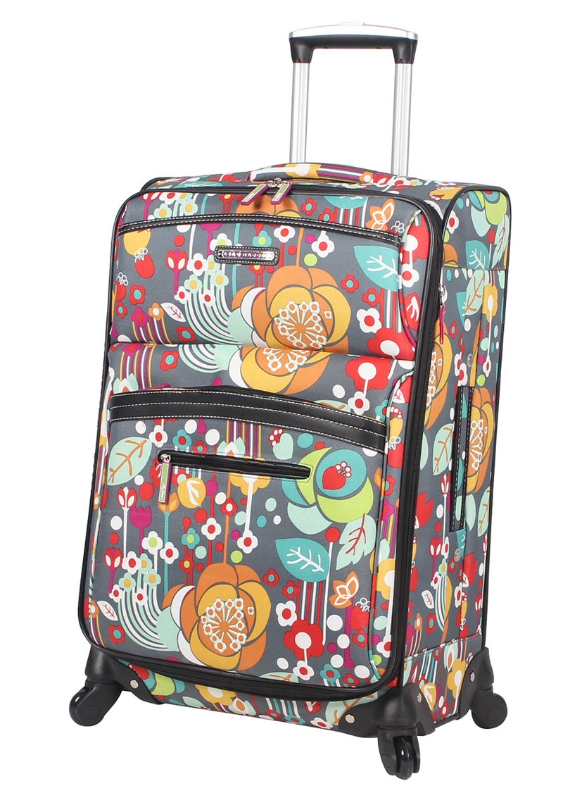 Lily Bloom Midsize 24" Expandable Design Pattern Luggage With Spinner Wheels For Woman (24in, Bliss) - Image 1