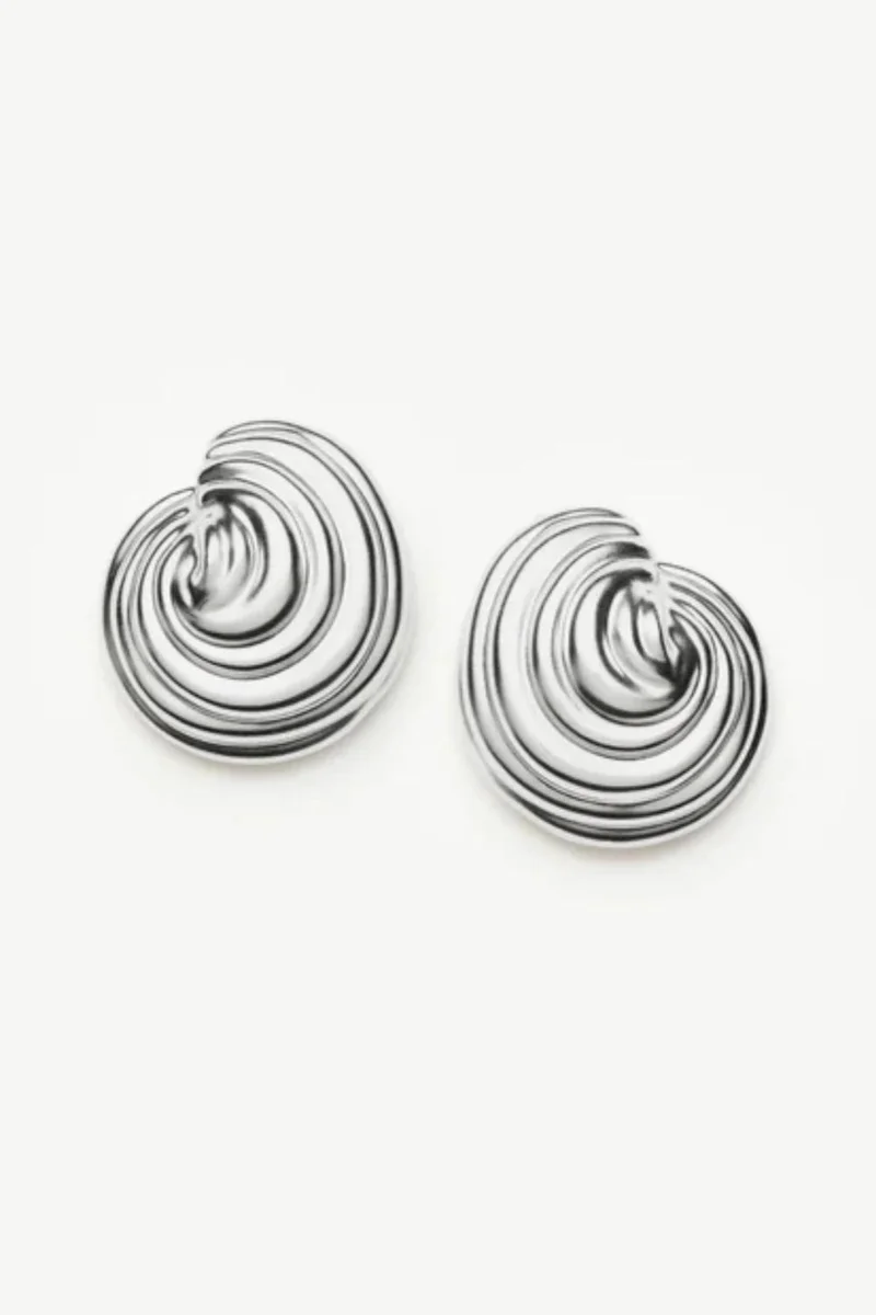 Missoma Petite Hammered Stud Earrings
