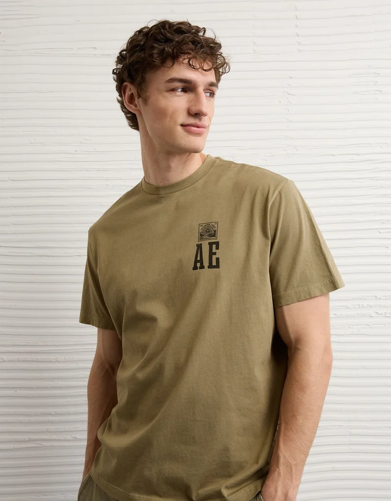 American Eagle AE Logo Graphic T-Shirt