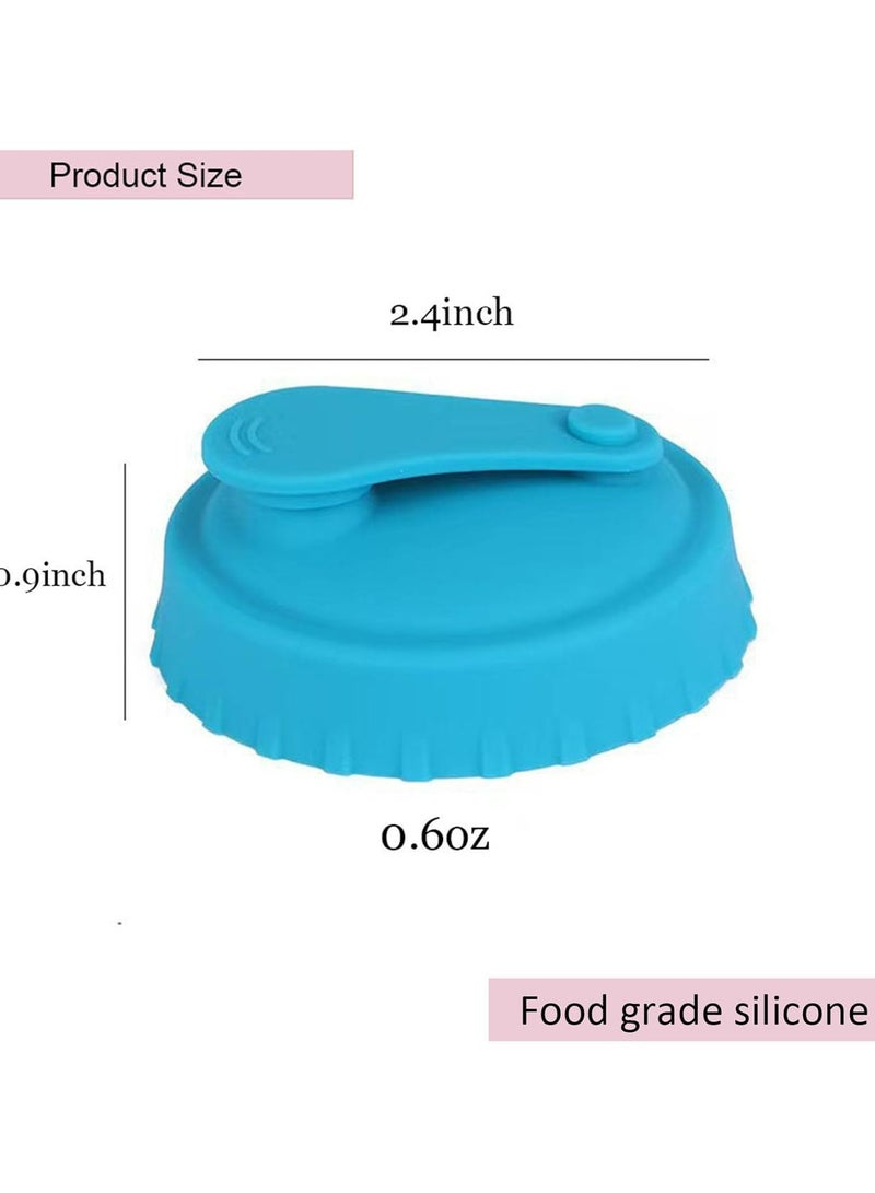CMGTYYD Soda Can lid Pop Can Covers 6 Color Package for Soda Beer Energy Drink Juice Cola and Other Standard Size Cans Food Grade Silicone Dust and Spill Resistant Reusable Silicone Stopper and Prot - Image 5