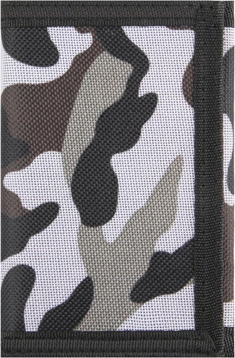 NEICY RFID Blocking Canvas Wallet for Men and Women - Camo Trifold Outdoor Sports Wallets with Magic Sticker for Teen Kids (Camo Grey02) - Image 2
