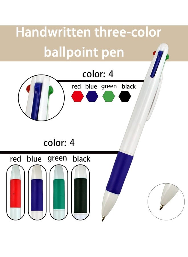 4 multi colors ballpoint pen 0.7 mm 4 in 1 color pen red blue green and black Various Inks Perfect for Journaling Daily Planning, Student Learning, Office Work, Family Life and Creative Doodling - Image 3