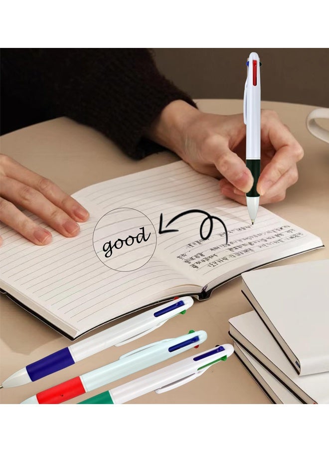 4 multi colors ballpoint pen 0.7 mm 4 in 1 color pen red blue green and black Various Inks Perfect for Journaling Daily Planning, Student Learning, Office Work, Family Life and Creative Doodling - Image 5