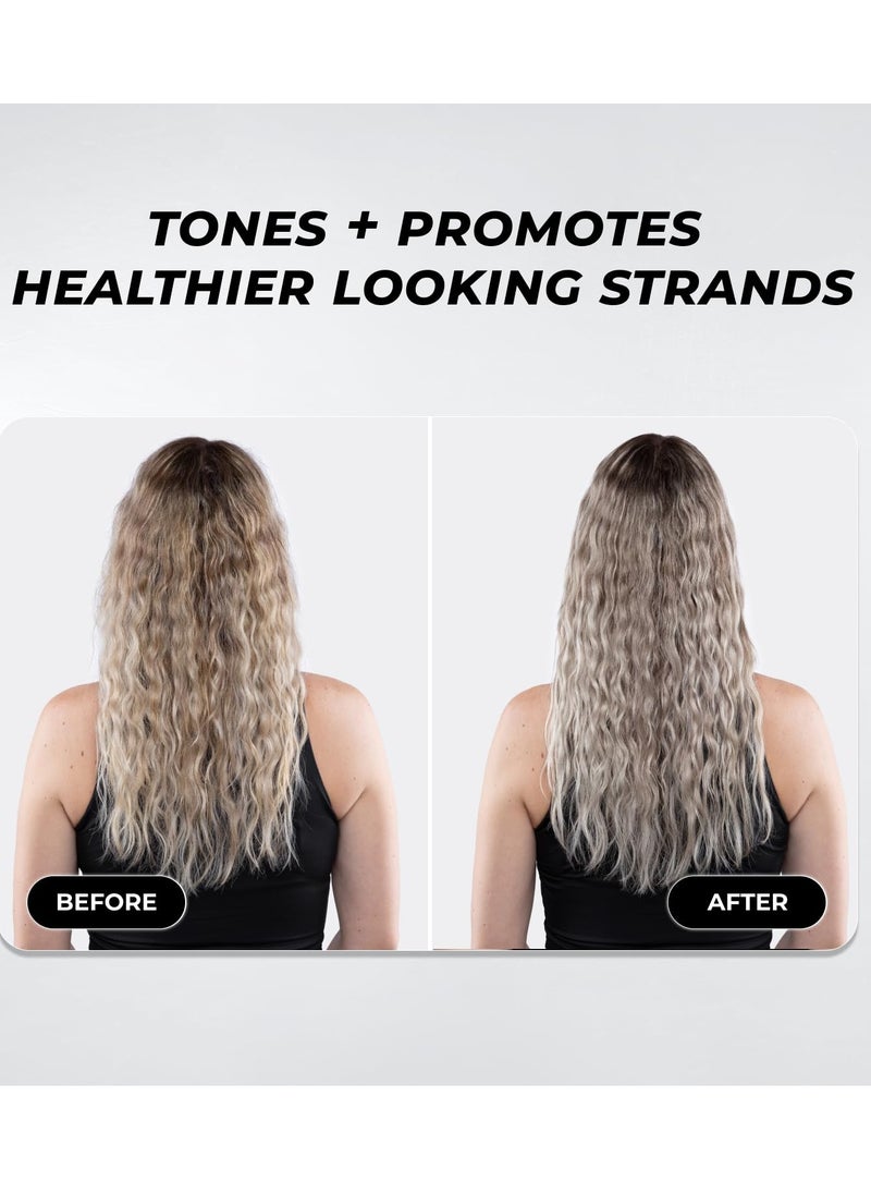 XMONDO XMONDO Hair Supernova Blonde Toning Reparative Mask | Vegan Formula Reduces Unwanted Brassy & Yellow Tones on Blonde, Highlighted, and Gray Hair | 8 Fl Oz, 1-Pack  - Image 2