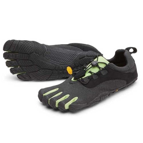vibram أحذية فيبرام للرجال فايففينجرز V-ران ريترو، أسود/أخضر/أسود، 40 EU / 8-8.5 US - Image 3