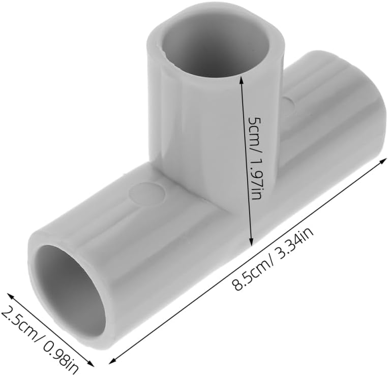 VICASKY قطع فيكاسكي 4 للعب الأطفال مفاصل على شكل T موصلات بديلة لحدائق اللعب ملحقات لحديقة الأطفال - Image 3