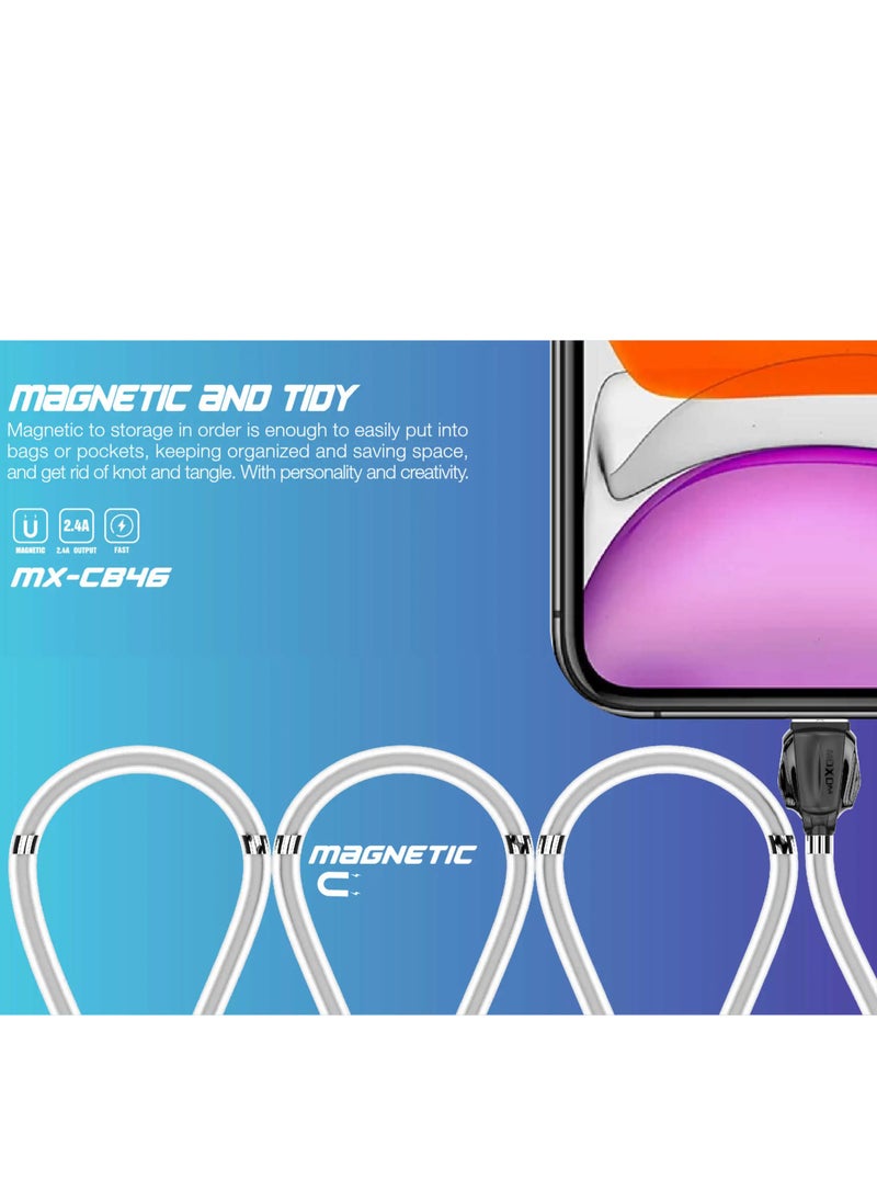 MOXOM - Moxom MX-CB46 Magnetic Charging Cable lightning - Image 1