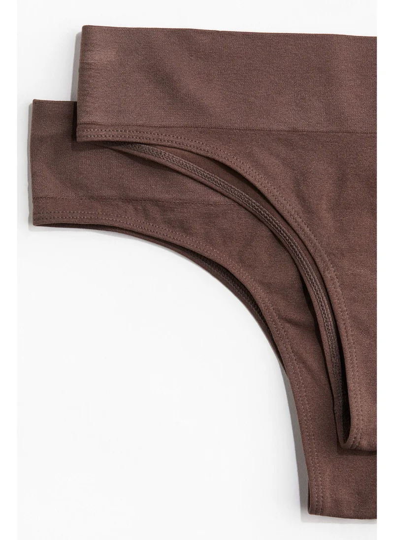 H&M 2-pack Seamless Brazilian briefs