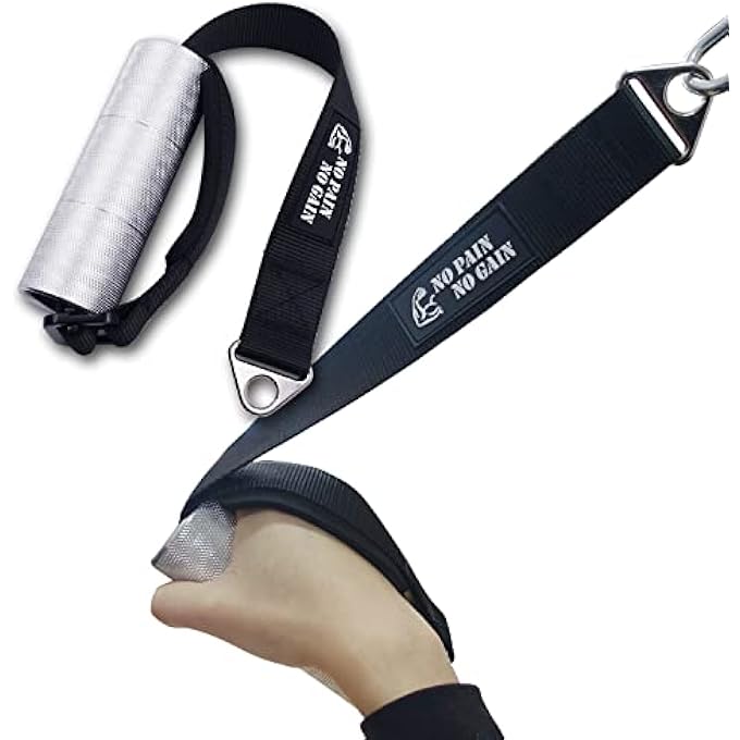 rayihni مقبض تمرين مصارعة الذراع 2 بوصة لليد والساعد جهاز تمرين سحب ثلاثي الرؤوس - Image 1