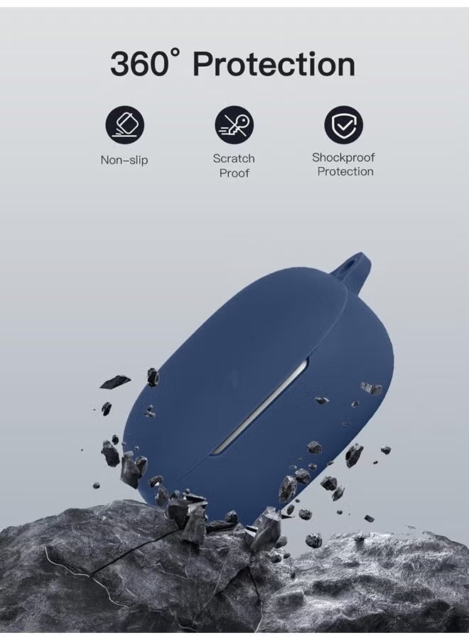 for Liberty 5 Case Cover with Cleaner Kit, Soft Silicone Protective Case for Anker Soundcore Liberty 5 with Keychain - Image 5