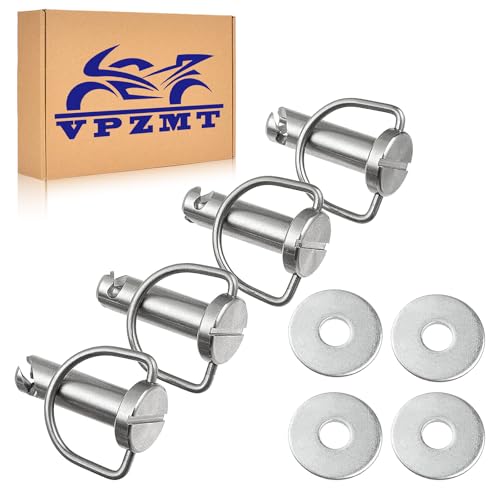 VPZMT Harley Fastener14 Turn with Washers Saddlebag Mounting Pin BoltsSaddle Bag Fasteners Pins for Harley Touring Softail Road King Electra Glide Street Glide Fastener14 Turn with Washers - Image 1