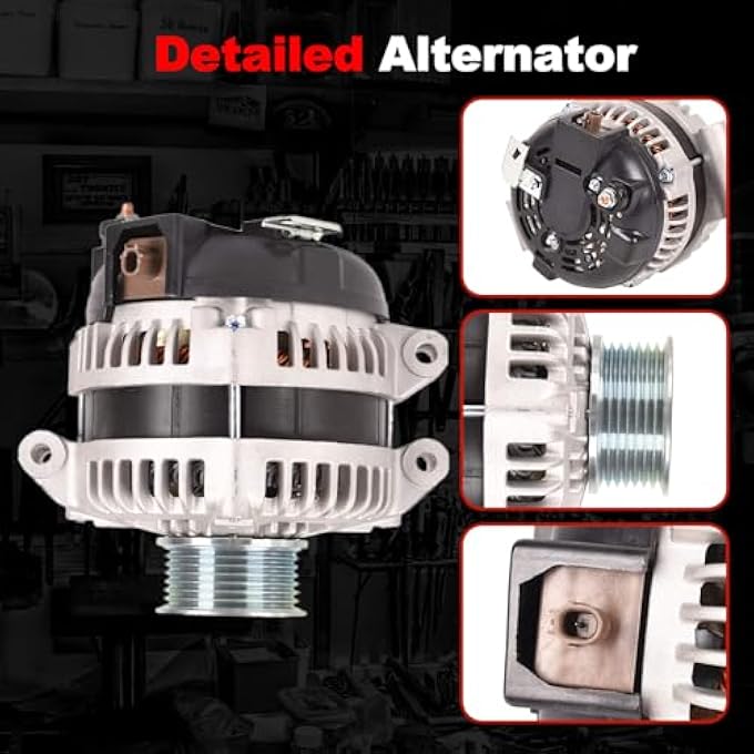 TOPAZ 1042101530 31100RX0A01 12V 130A New Alternator Overdrive Pulley Fit for Honda Civic 12-15 CR-V 2012-2014 2.4L - Image 4