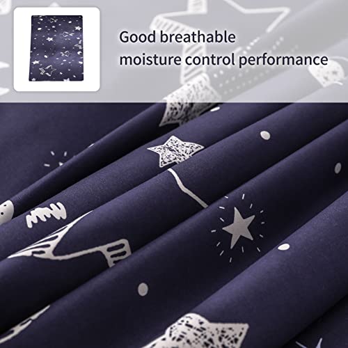 MAXYOYO Mattress Cover for Traditional Japanese Futon Mattress, Futon Floor Mats Cover with Zipper, Super Soft and Machine Washable, Star, Full - Image 5